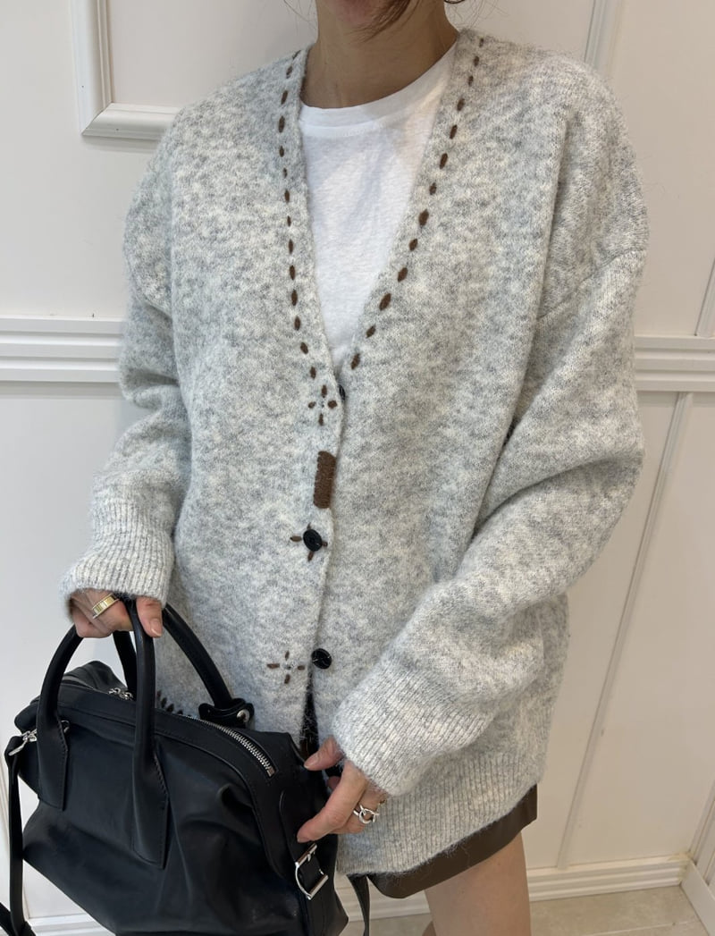 Pearls room - Korean Women Fashion - #momslook - Hoshi Knit Cardigan - 3