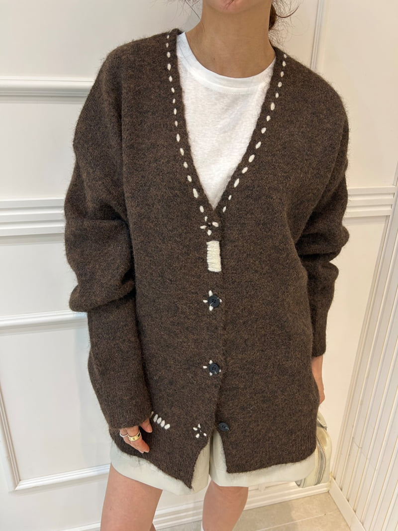 Pearls room - Korean Women Fashion - #momslook - Hoshi Knit Cardigan - 7