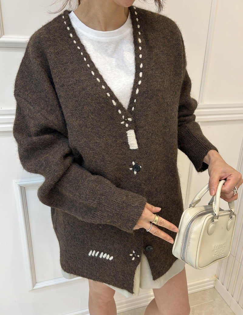 Pearls room - Korean Women Fashion - #momslook - Hoshi Knit Cardigan - 9