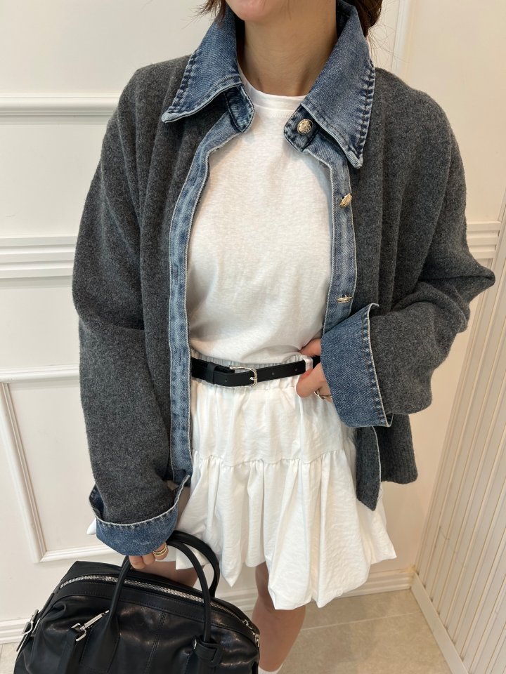 Denim Knit Shirt by Pearls room for Women - view 5