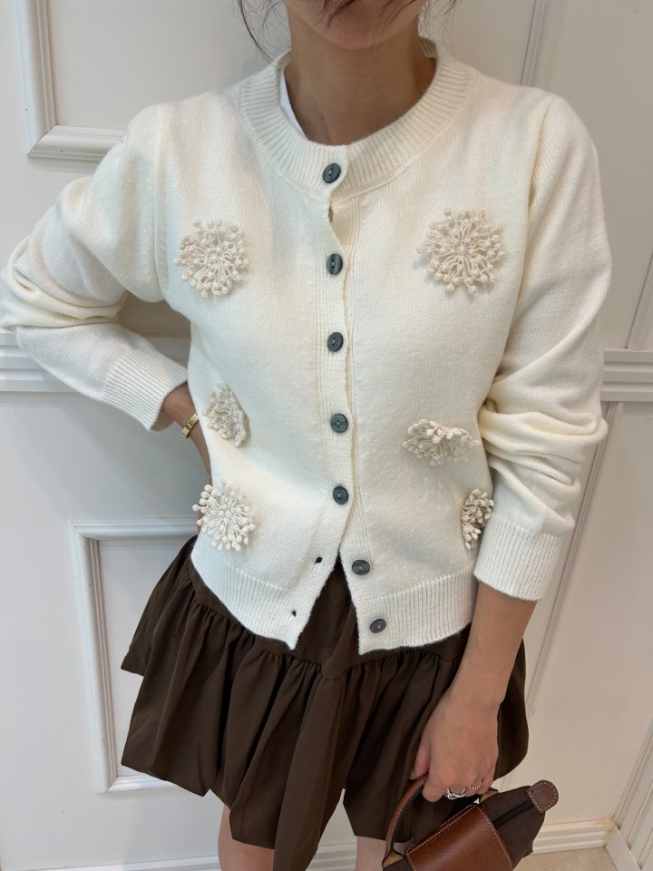 Pearls room - Korean Women Fashion - #romanticstyle - Motive Cardigan - 8