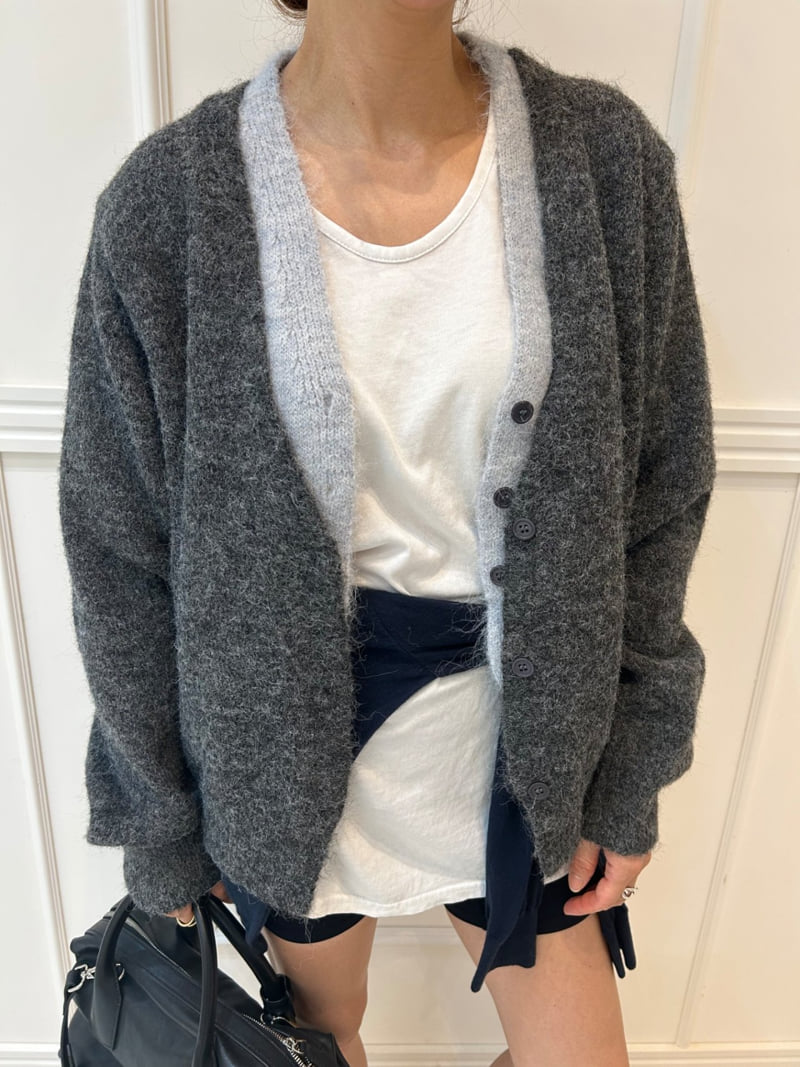 Pearls room - Korean Women Fashion - #shopsmall - Double Layered Cardigan