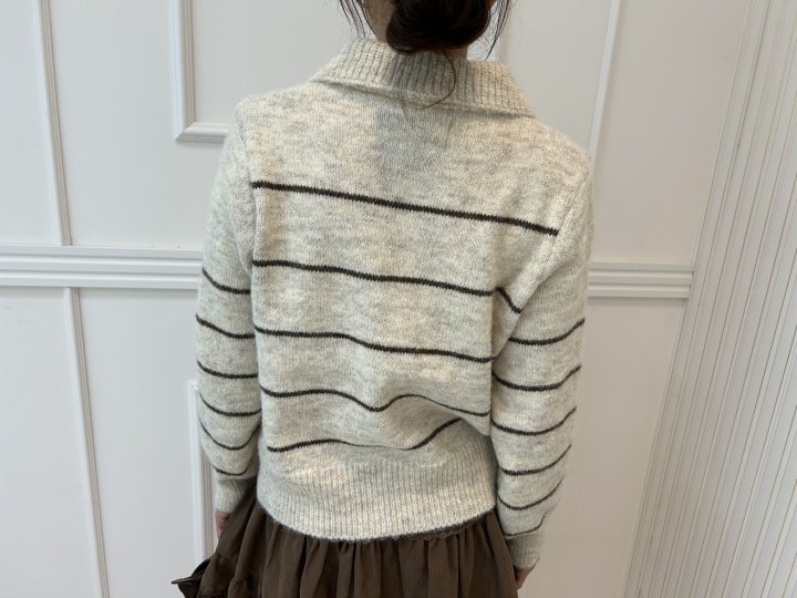 Pearls room - Korean Women Fashion - #thatsdarling - Awesome Knit Shirt - 11
