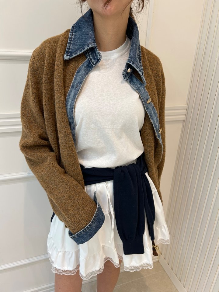 Denim Knit Shirt by Pearls room for Women - view 8