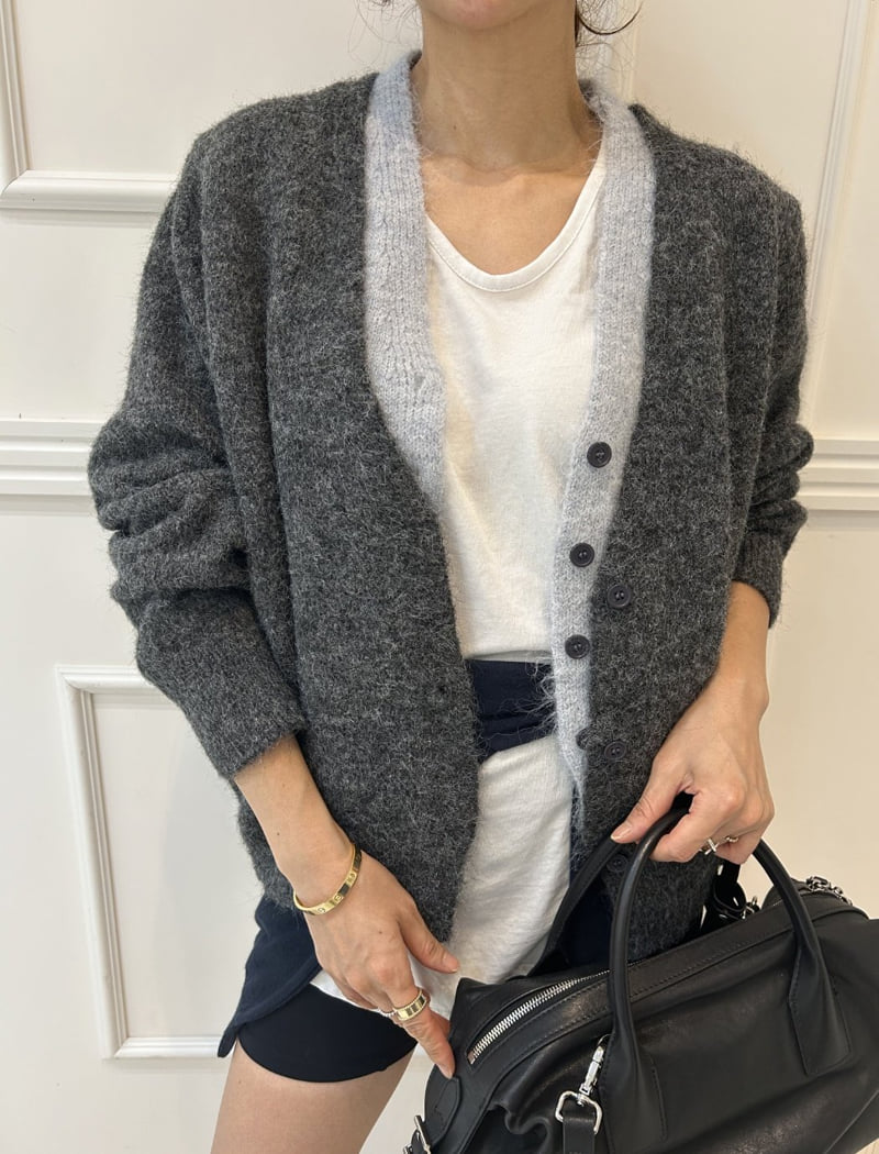 Pearls room - Korean Women Fashion - #thatsdarling - Double Layered Cardigan - 2