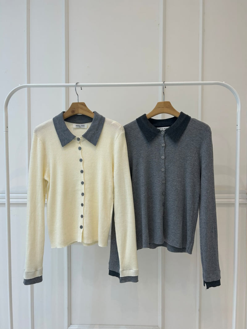 Pearls room - Korean Women Fashion - #thelittlethings - Ribbed Collar Shirt - 12