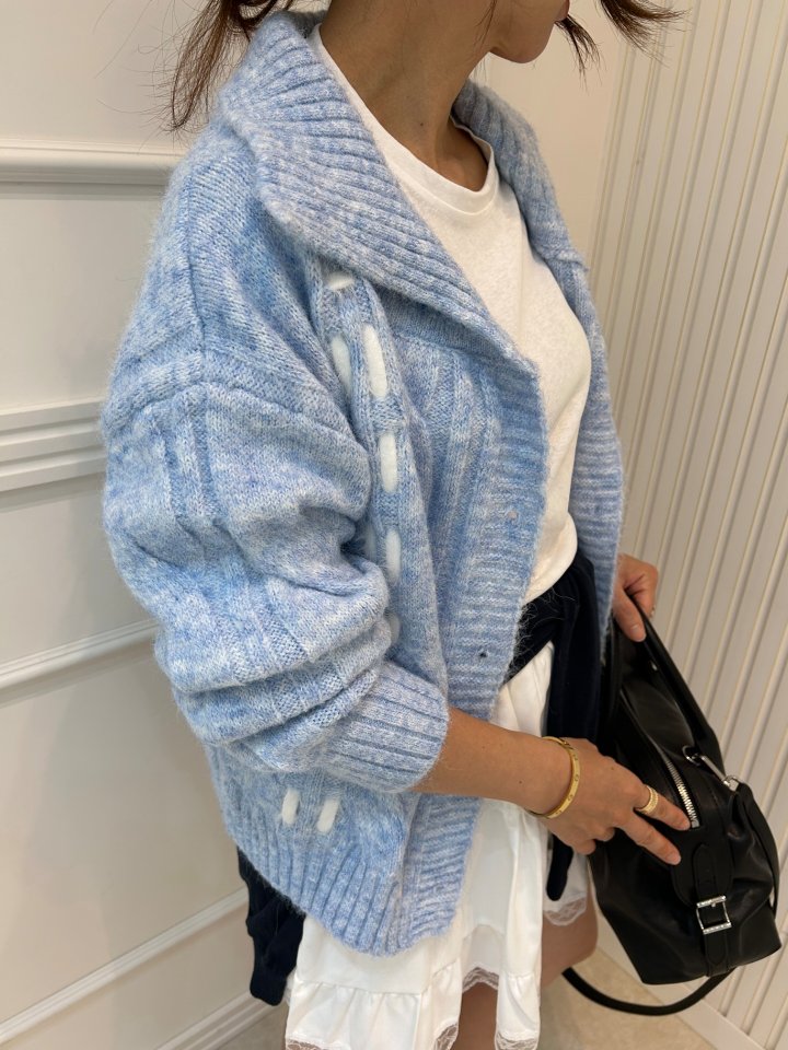 Pearls room - Korean Women Fashion - #thelittlethings - Demi Cable Knit Shirt - 6
