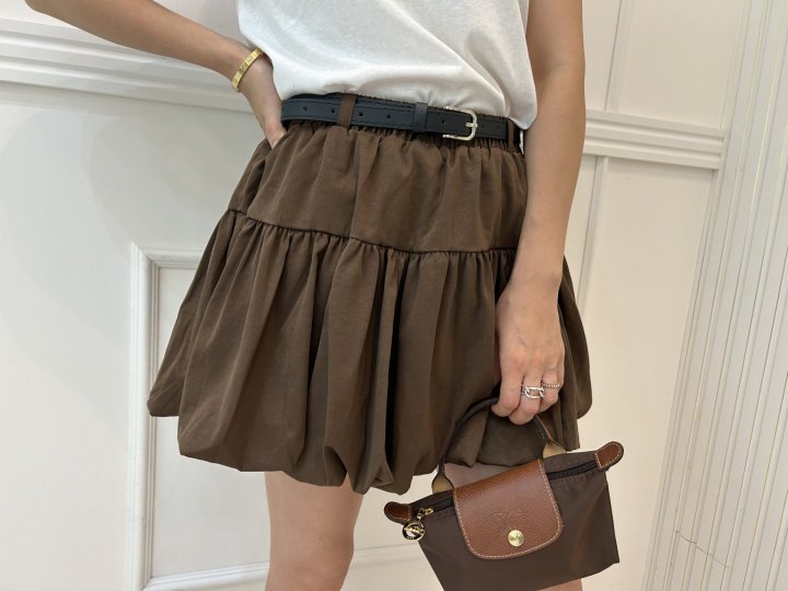 Pearls room - Korean Women Fashion - #vintageinspired - Balloon Skirt (with Inner Shorts) - 9