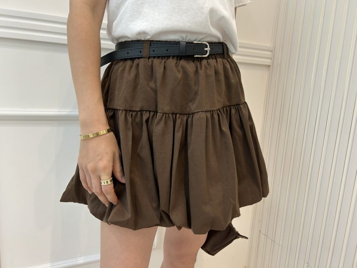 Pearls room - Korean Women Fashion - #vintagekidsstyle - Balloon Skirt (with Inner Shorts) - 10