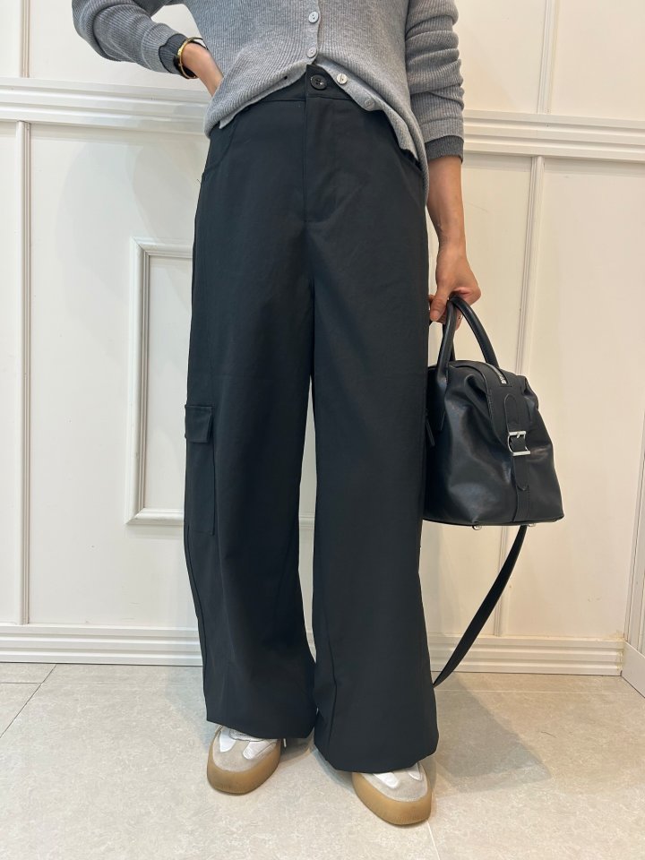 Pearls room - Korean Women Fashion - #womensfashion - String Cargo Slacks - 8