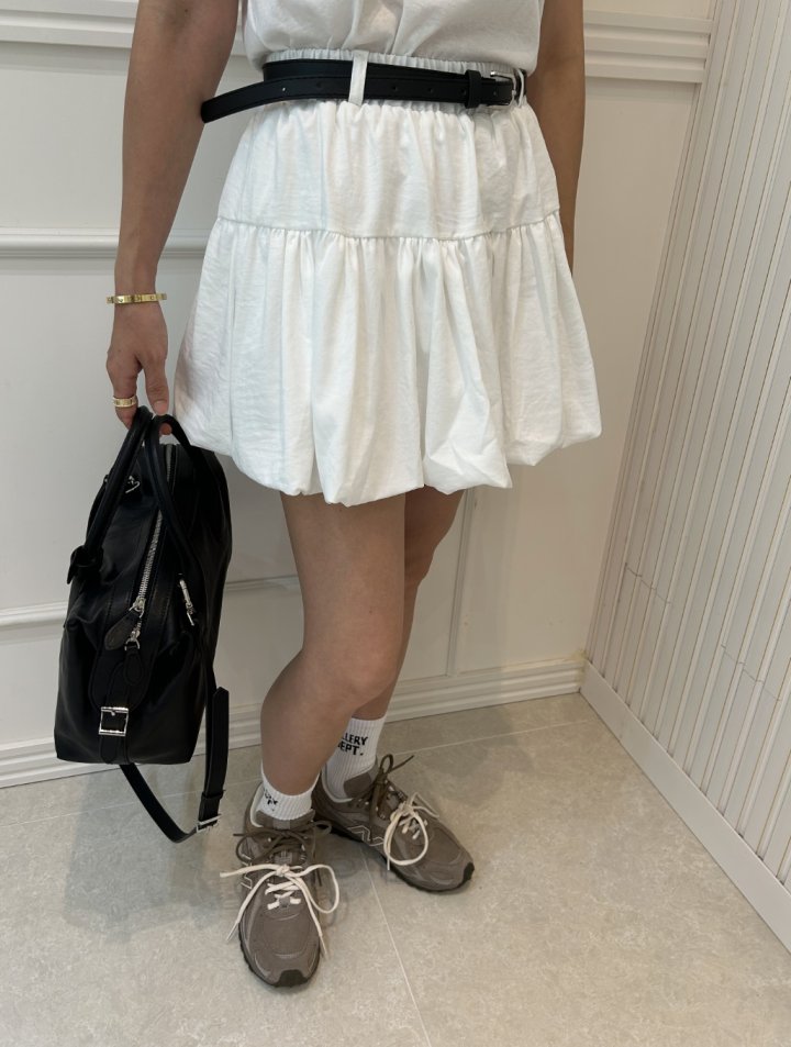Pearls room - Korean Women Fashion - #womensfashion - Balloon Skirt (with Inner Shorts) - 2