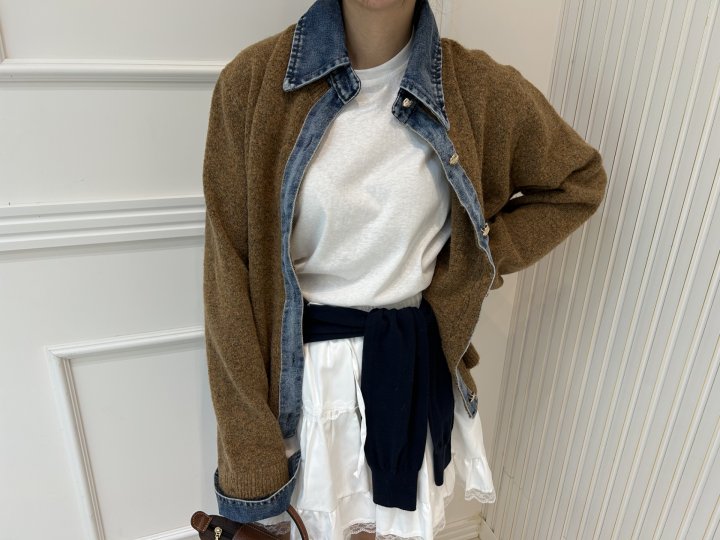 Denim Knit Shirt by Pearls room for Women - view 11