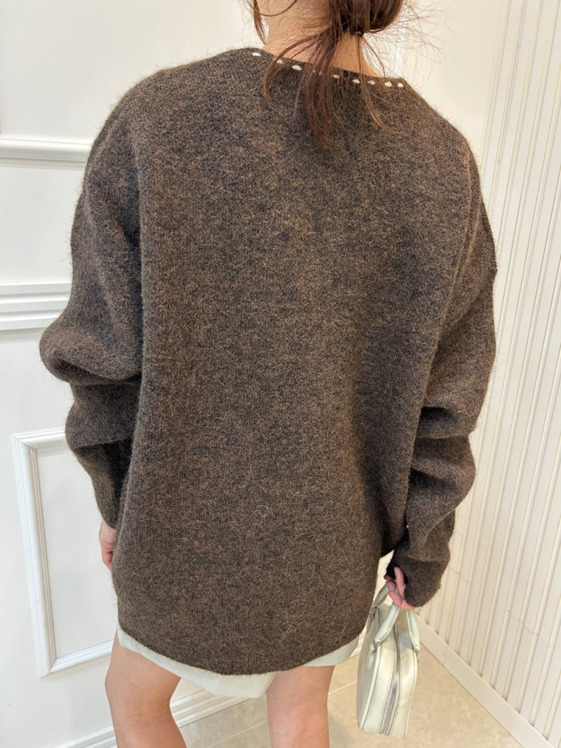 Pearls room - Korean Women Fashion - #womensfashion - Hoshi Knit Cardigan - 10