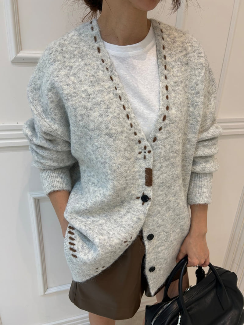 Pearls room - Korean Women Fashion - #womensfashion - Hoshi Knit Cardigan - 2