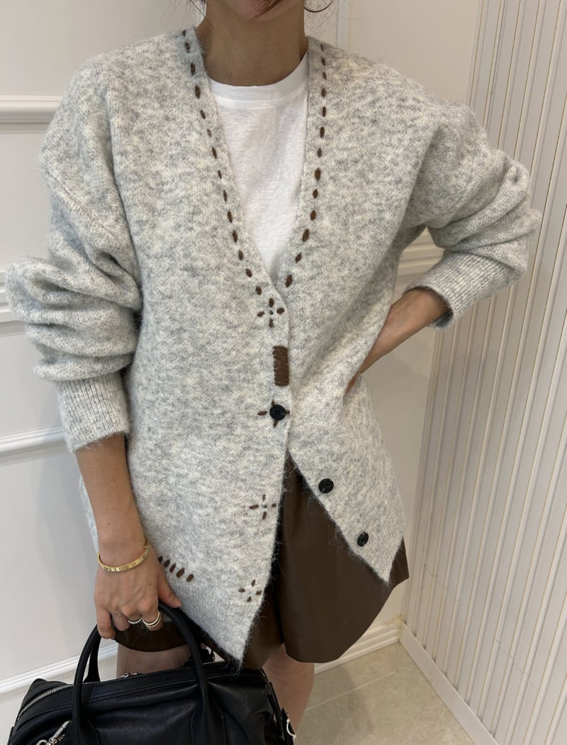 Pearls room - Korean Women Fashion - #momslook - Hoshi Knit Cardigan - 4