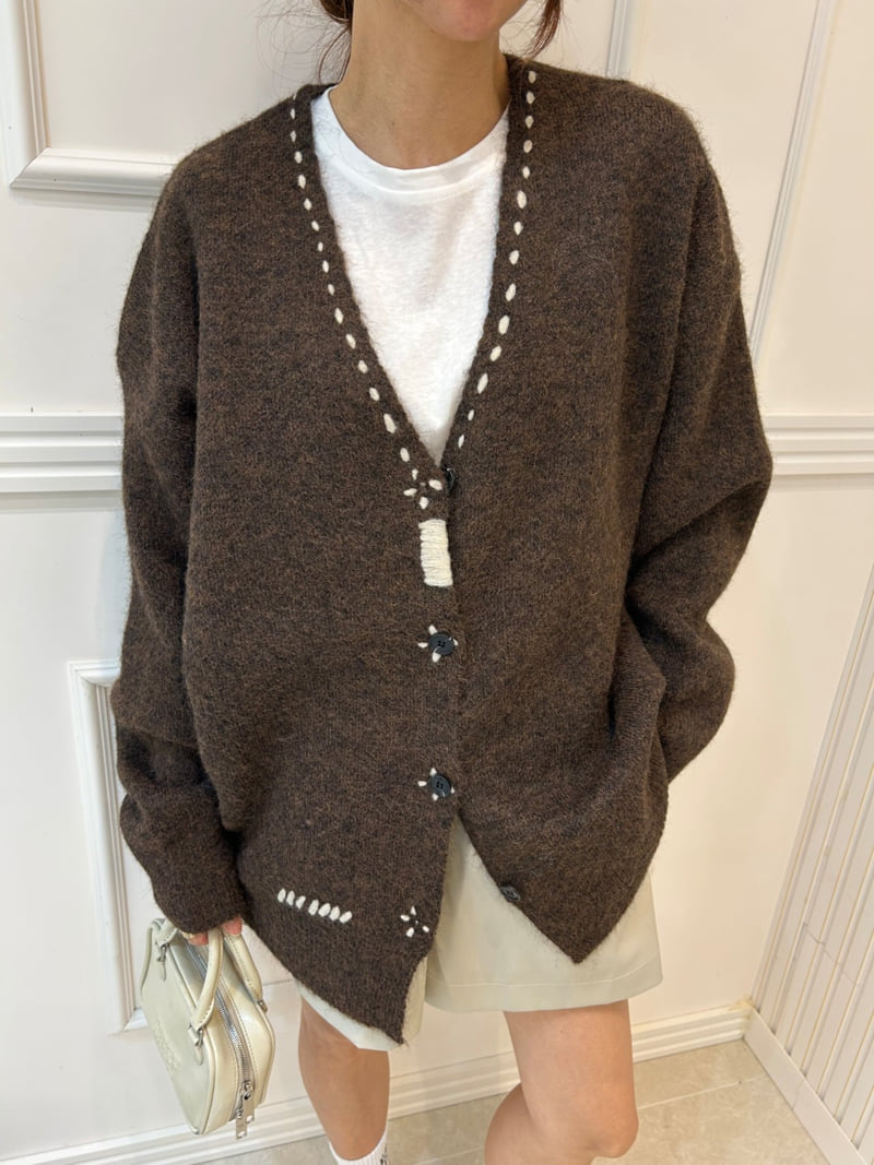 Pearls room - Korean Women Fashion - #womensfashion - Hoshi Knit Cardigan - 6