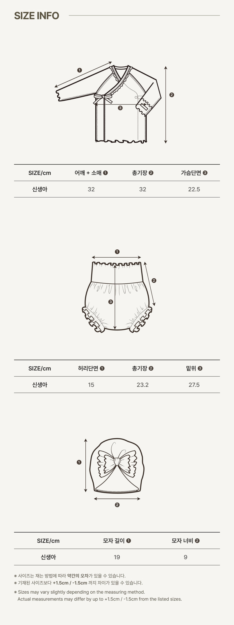 Peekaboo - Korean Baby Fashion - #babyclothing - Anna Newborn Set - 5