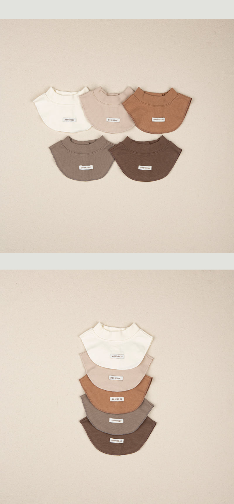 Peekaboo - Korean Baby Fashion - #babyclothing - Nouveau Fake Collar (Neutral) - 2