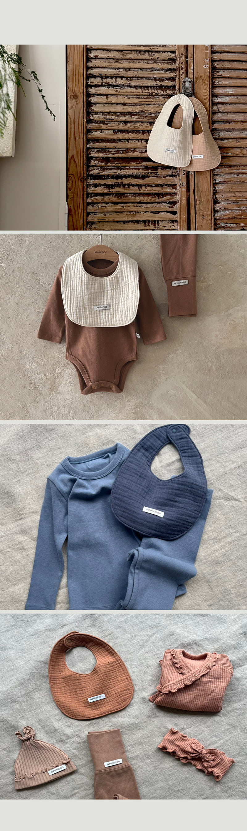 Peekaboo - Korean Baby Fashion - #babygirlfashion - Wrinkle Bib - 2