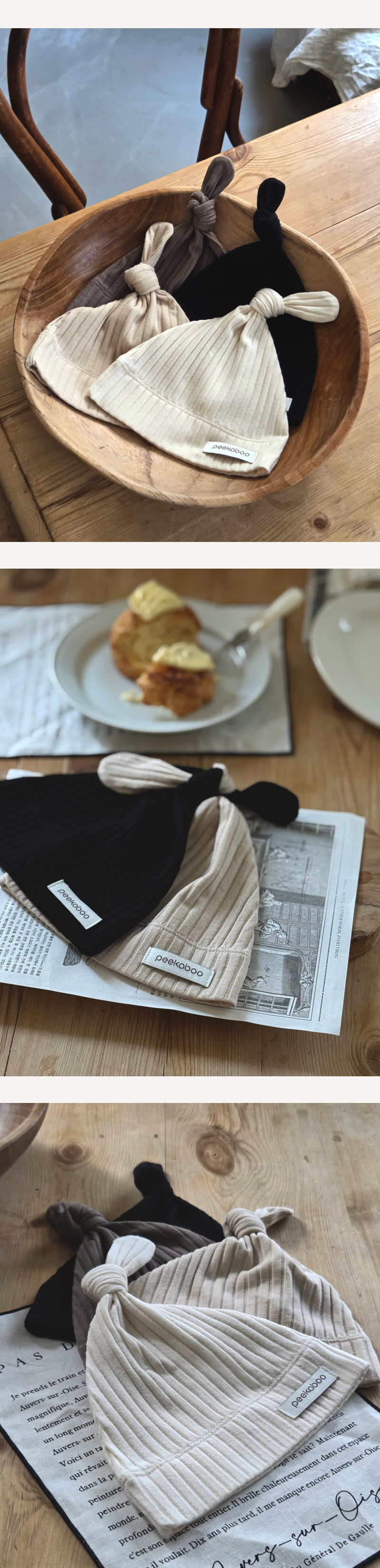 Peekaboo - Korean Baby Fashion - #babywear - Moa Knot Hat - 3