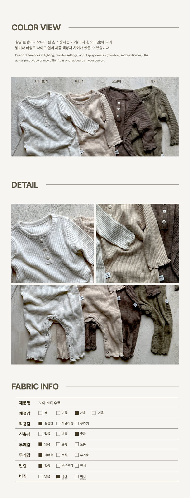 Peekaboo - Korean Baby Fashion - #babywear - Noah Bodysuit - 4