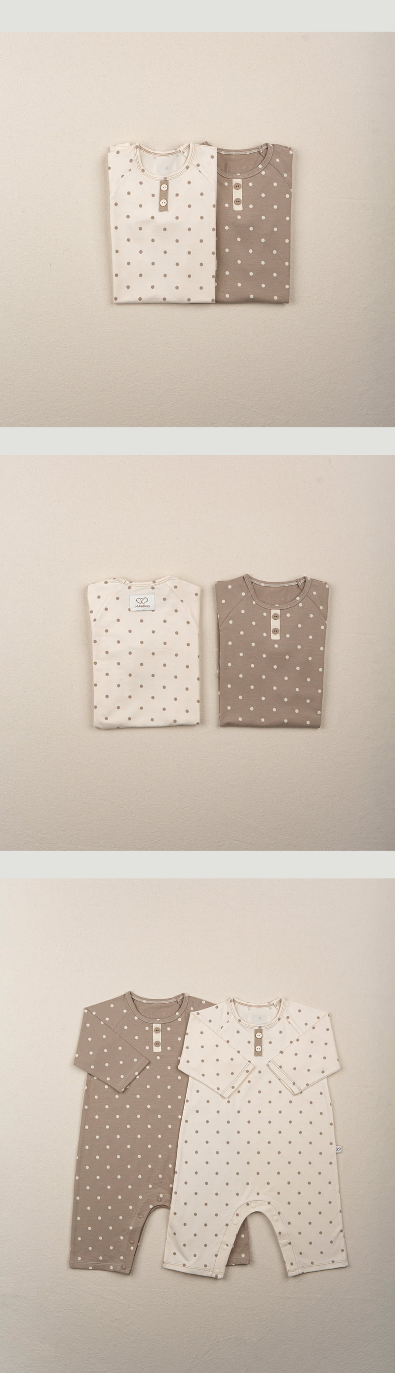 Peekaboo - Korean Baby Fashion - #onlinebabyboutique - Popo Pajama Bodysuit - 2
