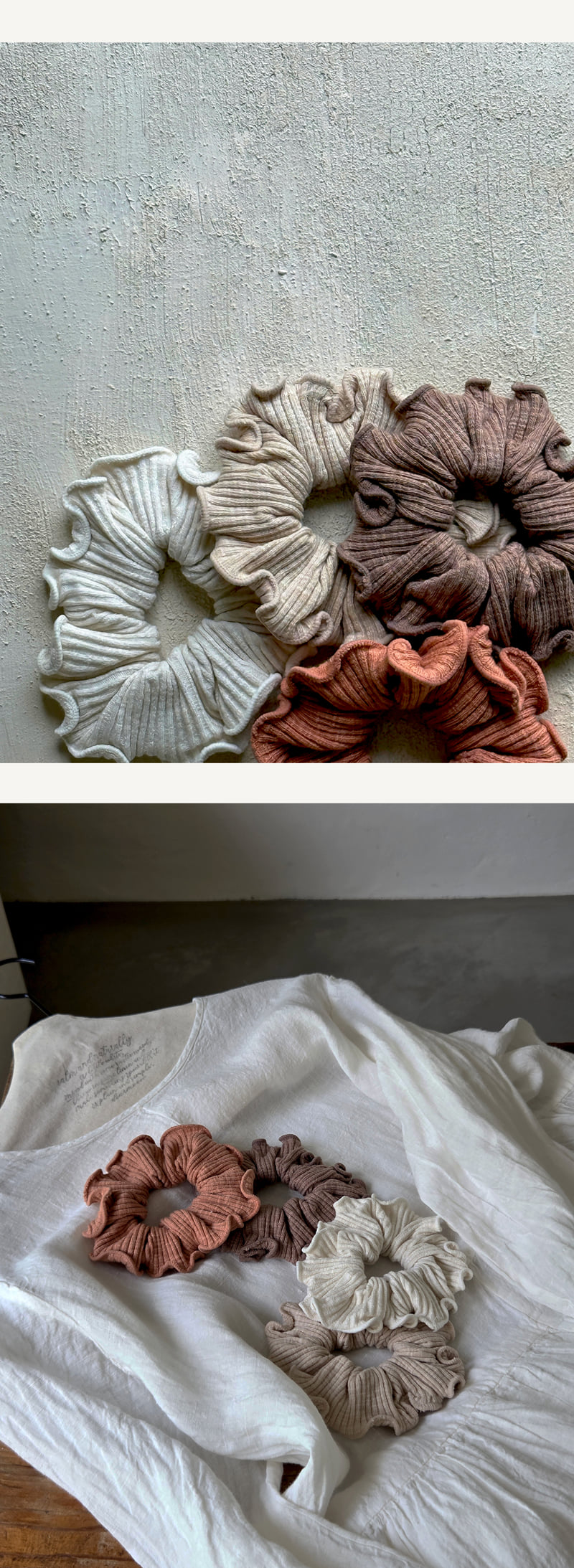 Peekaboo - Korean Women Fashion - #momslook - Anna Scrunchie Mom Couple - 3