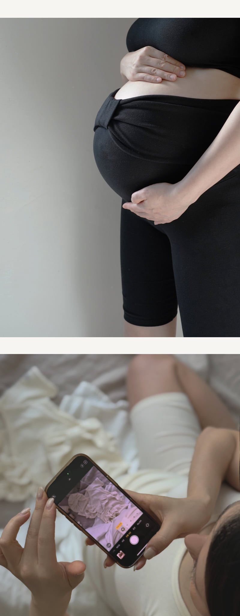Peekaboo - Korean Women Fashion - #shopsmall - Ribbon Maternity Stretch Shorts - 4