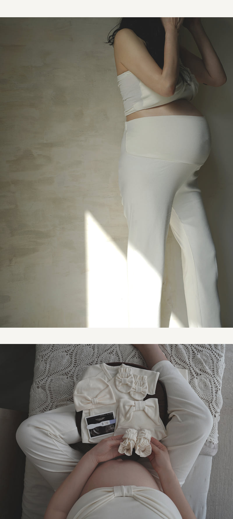 Peekaboo - Korean Women Fashion - #thatsdarling - Maternity Long Pants - 3