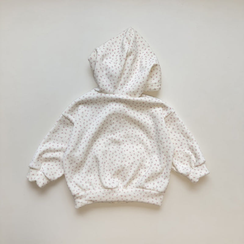 Pom - Korean Children Fashion - #Kfashion4kids - Floral Hooded Jumper - 12