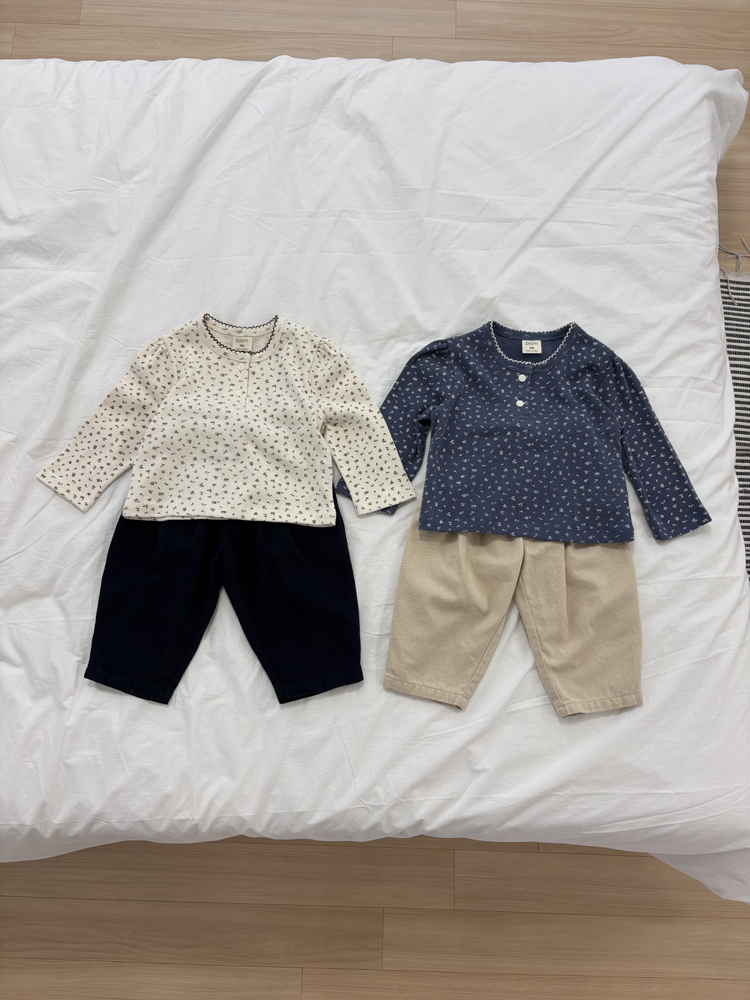 Pom - Korean Children Fashion - #childofig - Two-Tuck Pants - 2