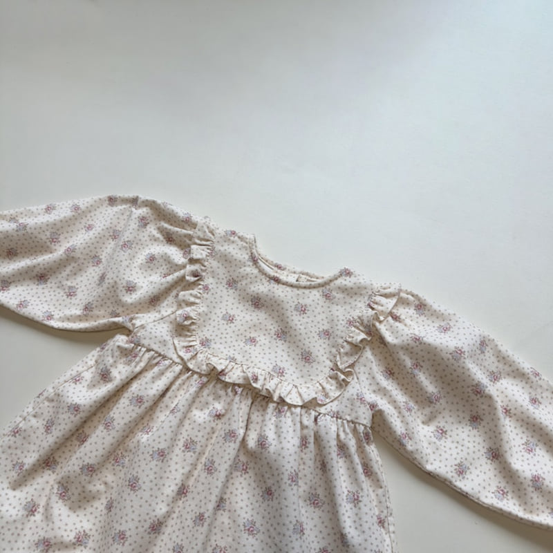 Pom - Korean Children Fashion - #childofig - Frill One-piece - 7