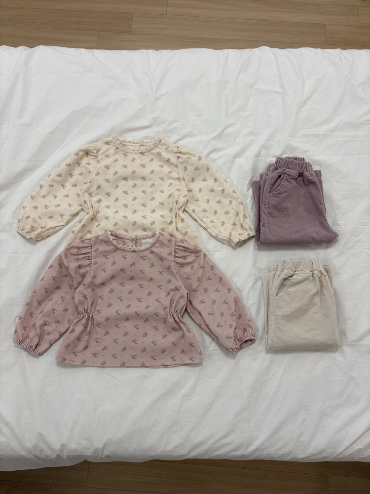 Pom - Korean Children Fashion - #childofig - Line Blouse - 2