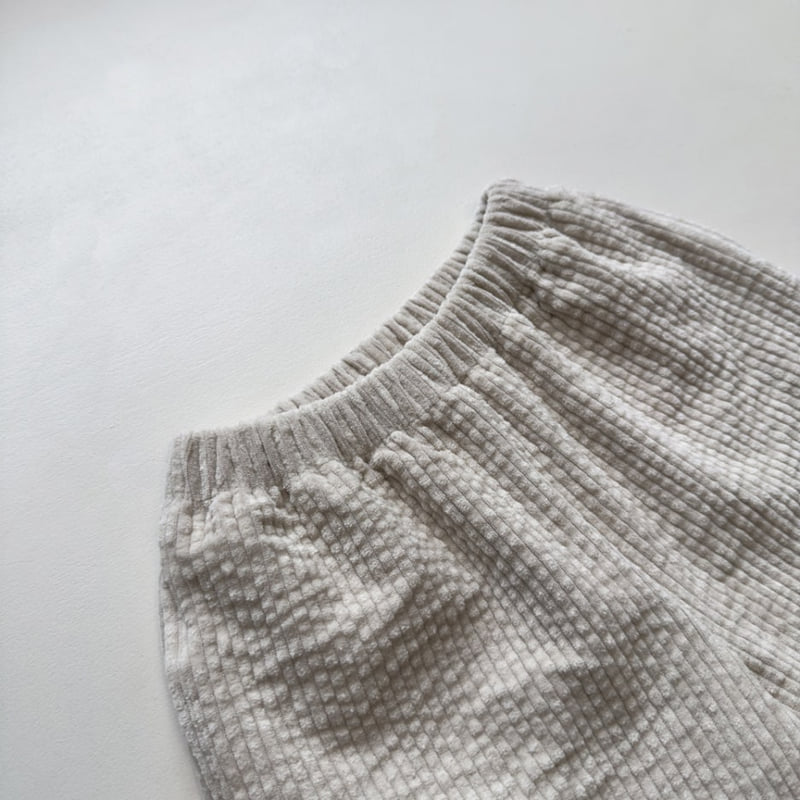 Pom - Korean Children Fashion - #childrensboutique - Corduroy Jogger Pants - 12
