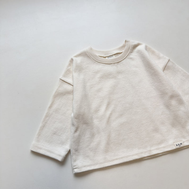 Pom - Korean Children Fashion - #childrensboutique - Basic Oversized Tee - 9