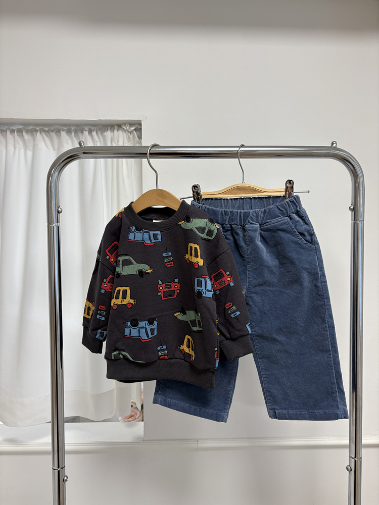 Pom - Korean Children Fashion - #designkidswear - Garage Sweatshirt - 8