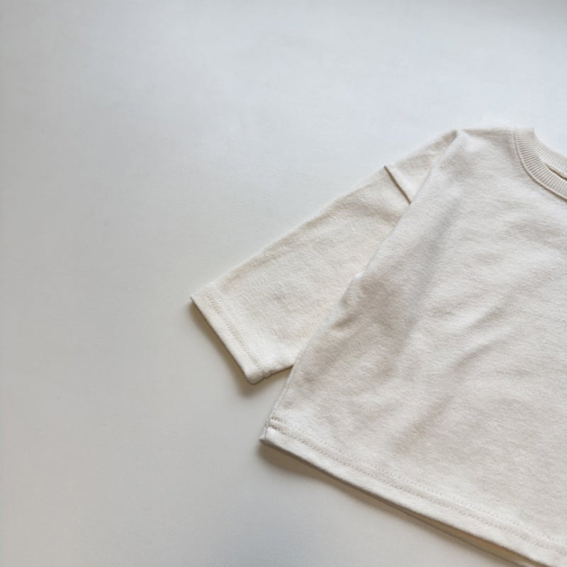 Pom - Korean Children Fashion - #designkidswear - Basic Oversized Tee - 10