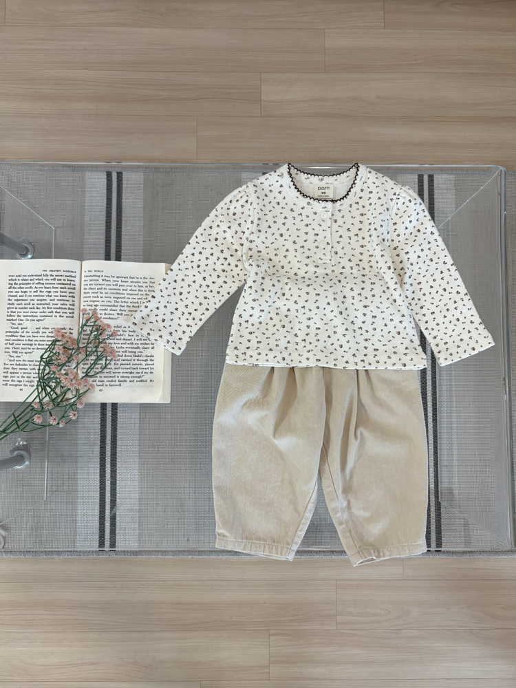 Pom - Korean Children Fashion - #fashionkids - Two-Tuck Pants - 6