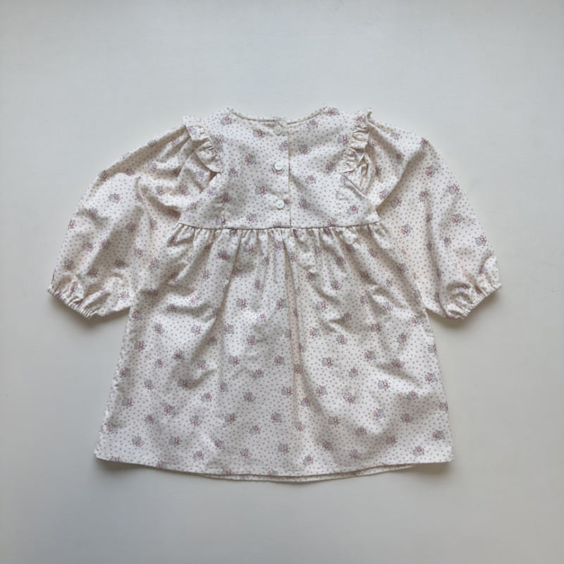 Pom - Korean Children Fashion - #kidsshorts - Frill One-piece - 12