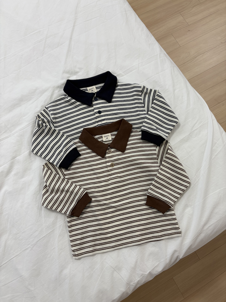 Pom - Korean Children Fashion - #kidsstore - Pony Collar Tee