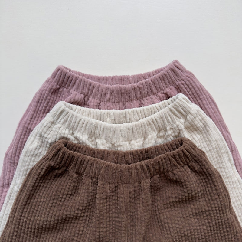 Pom - Korean Children Fashion - #kidsstore - Corduroy Jogger Pants