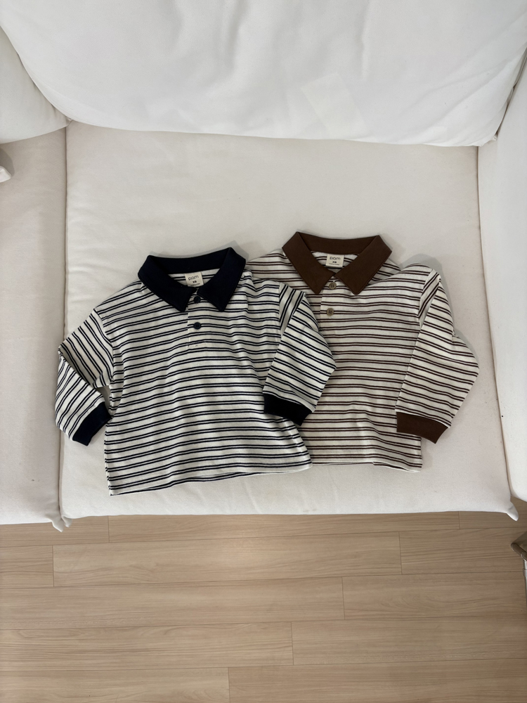 Pom - Korean Children Fashion - #kidzfashiontrend - Pony Collar Tee - 2