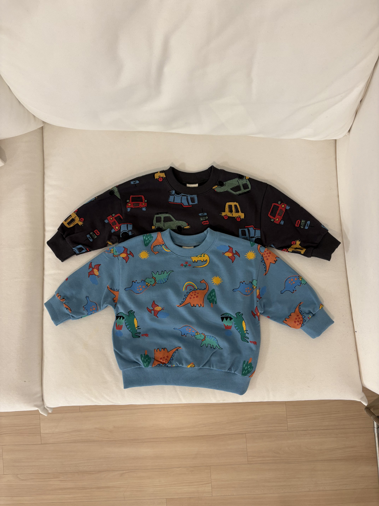 Pom - Korean Children Fashion - #magicofchildhood - Garage Sweatshirt - 2