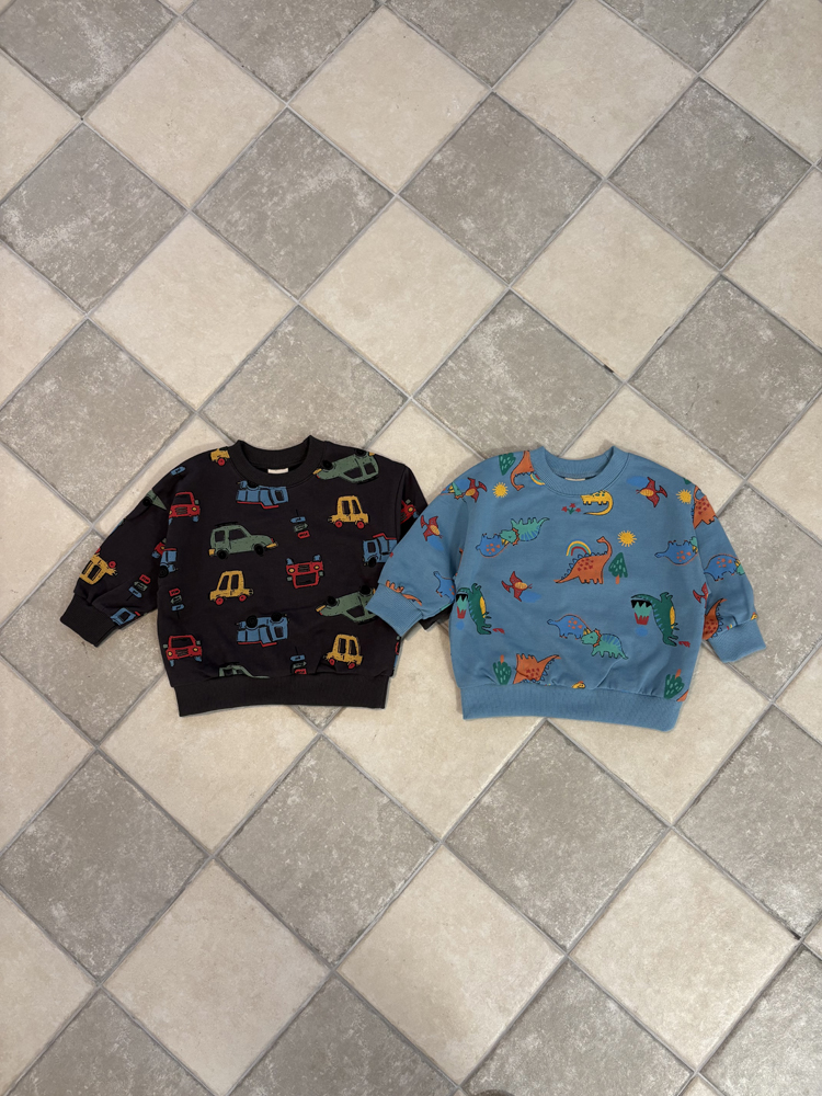 Pom - Korean Children Fashion - #minifashionista - Garage Sweatshirt - 3