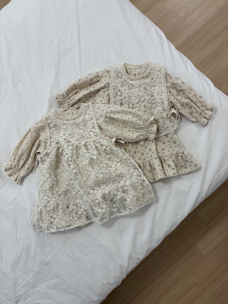 Pom - Korean Children Fashion - #minifashionista - Drop One-piece - 2