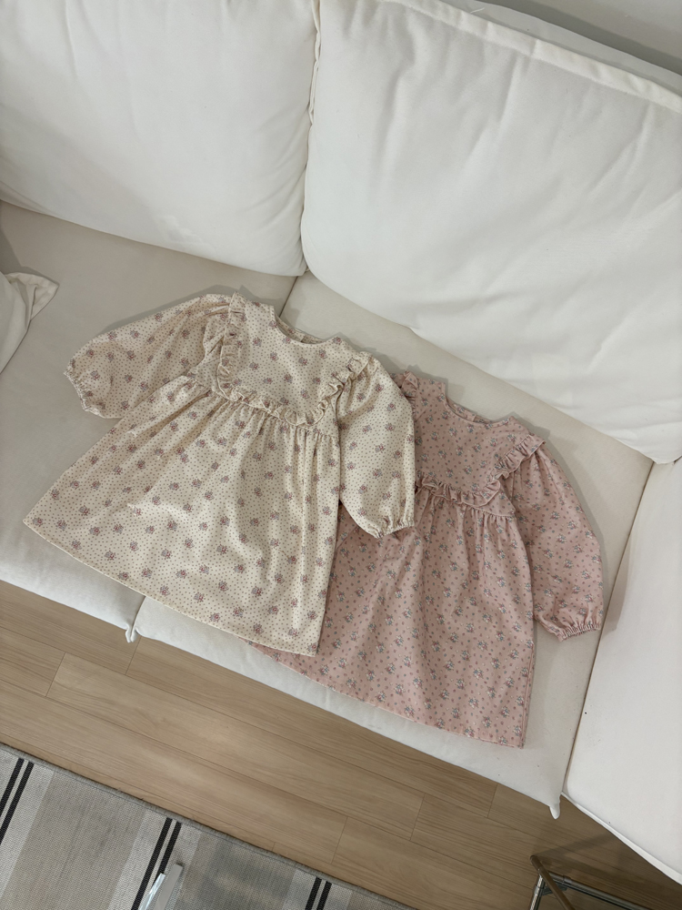 Pom - Korean Children Fashion - #minifashionista - Frill One-piece - 2