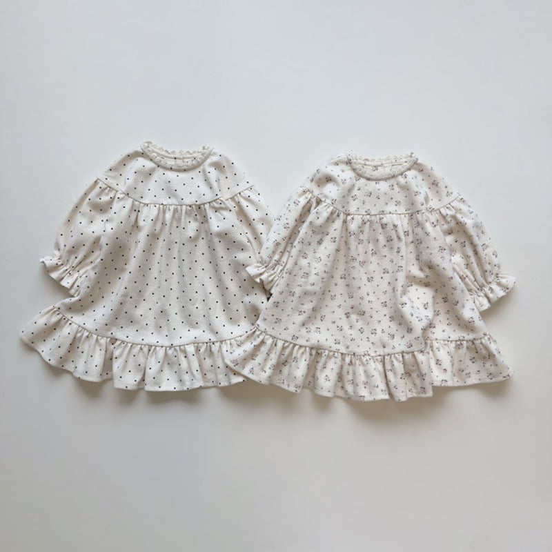 Pom - Korean Children Fashion - #prettylittlegirls - Drop One-piece - 3