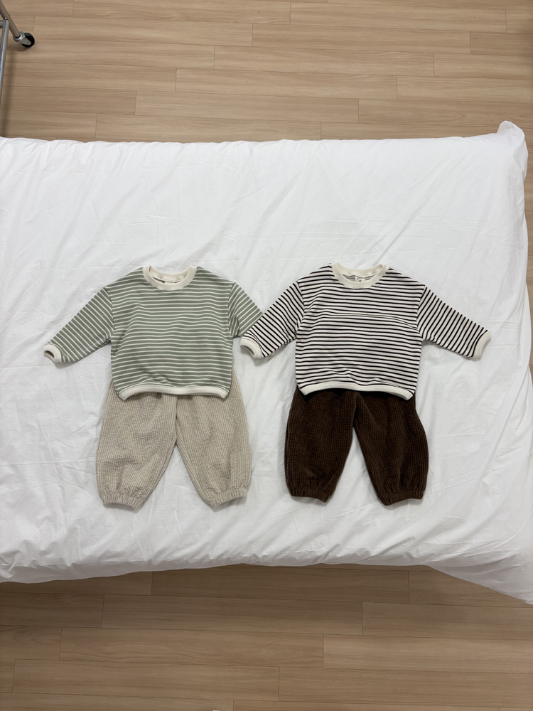 Pom - Korean Children Fashion - #prettylittlegirls - Corduroy Jogger Pants - 7