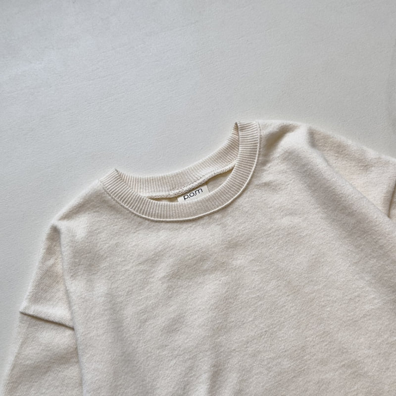 Pom - Korean Children Fashion - #stylishchildhood - Basic Oversized Tee - 7