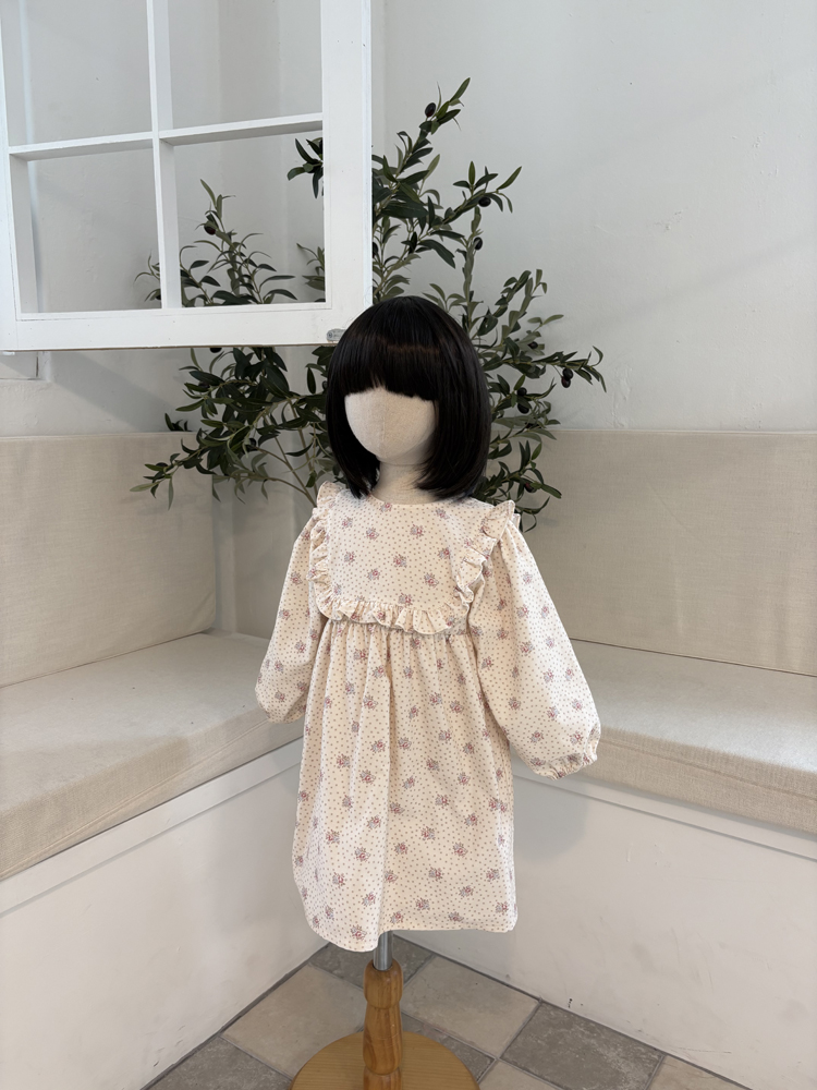 Pom - Korean Children Fashion - #stylishchildhood - Frill One-piece - 6